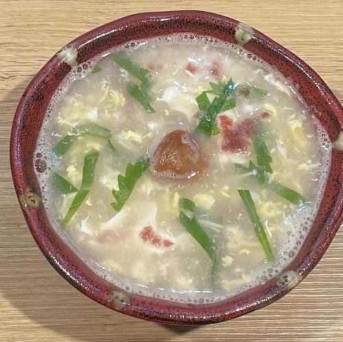 さっぱり梅雑炊