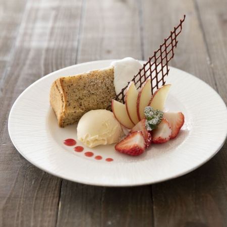 紅茶のシフォンケーキ