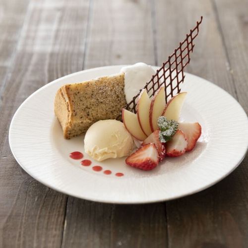 紅茶のシフォンケーキ