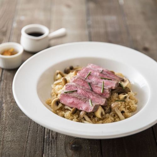 ステーキピラフ