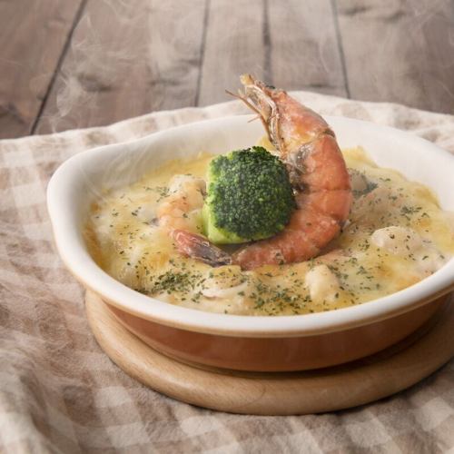 トロビール 海の幸のグラタンライス