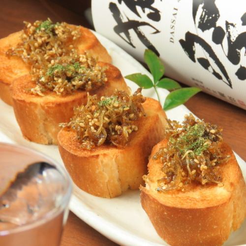 じゃこオリーブトースト