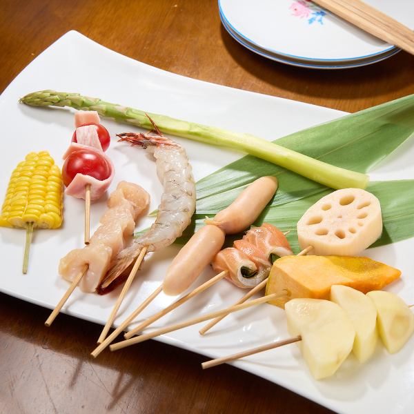 【わっしょいといえばコレ】串かつ 1串80円(税込)～
