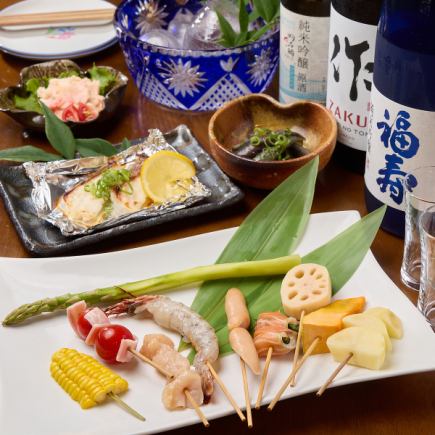 90分钟无限畅饮宴会套餐（共6道菜）4,500日元（含税）→3,800日元（含税）