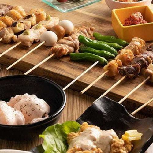 All-you-can-eat skewers and offal hot pot