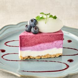 ブルーベリーレアチーズケーキ