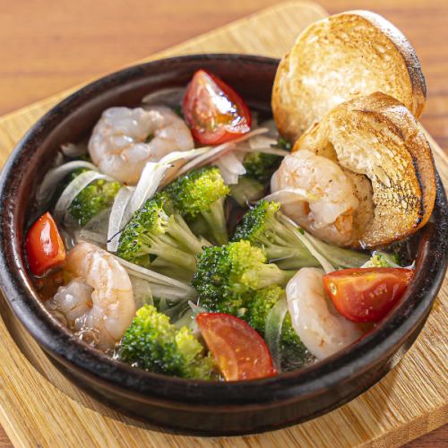 アヒージョ　バケット付