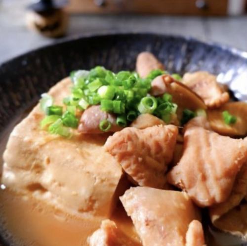 鴨と鯛だしのモツ煮込み