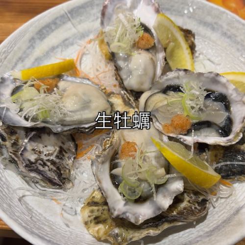 享用時令魚及生蠔♪