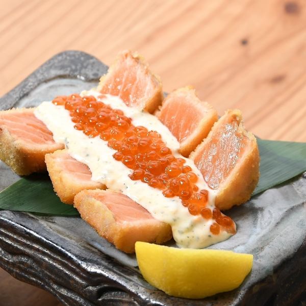 リピート率ナンバー1!!サーモン親子のレアカツ