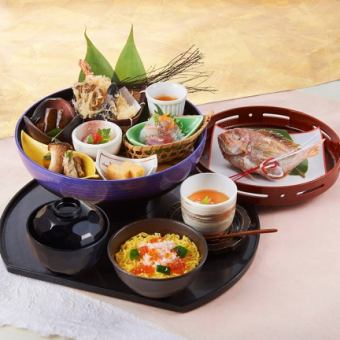 [Celebration Shichi-Go-San] For Shichi-Go-San celebrations, Shichi-Go-San celebration meal for children, 10 items including mini chirashi rice, 3,000 yen