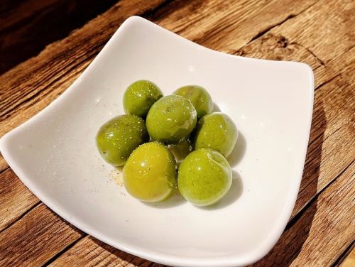 オリーブのオイル漬け