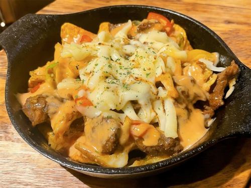 炙りチーズの焼きタコス