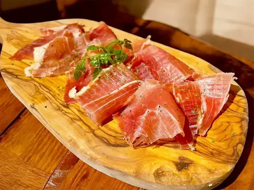 Sliced prosciutto
