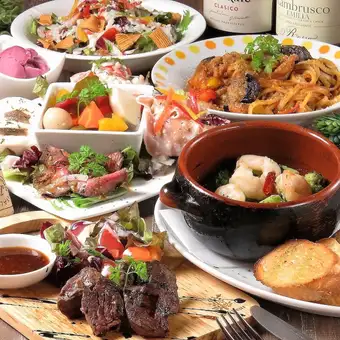 【金・土・日・祝前日・祝日】60分飲み放題付！選べる★コスパ抜群バルコース！
