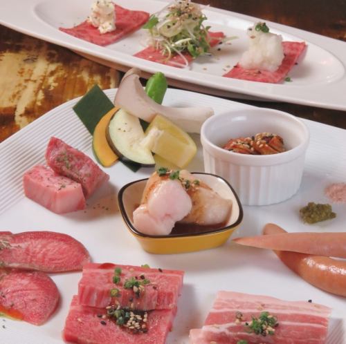 An array of popular menu items! Ushisshi set meal♪