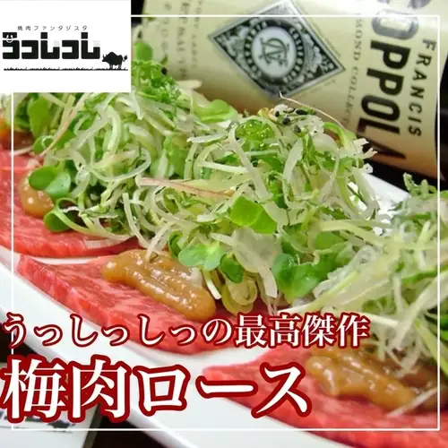 ●30万人が感動したうっしっし最高傑作メニュー『梅肉ロース』1190円(税込)