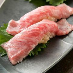 県央で唯一生の黒毛和牛★生黒毛和牛のお寿司