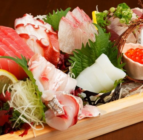 Assortment of 3 Kinds of Sashimi