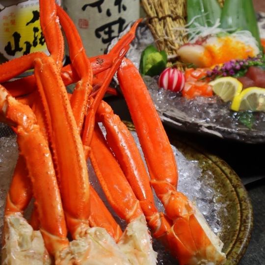 Recommended for welcome and farewell parties! Eating and drinking 210 kinds of deluxe crabs, Japanese sake, etc. ⇒Sunday to Thursday 5,000 yen, Friday/Saturday/day before holiday 5,500 yen included