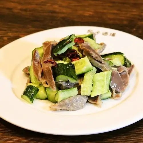 胡瓜と砂肝の和え物