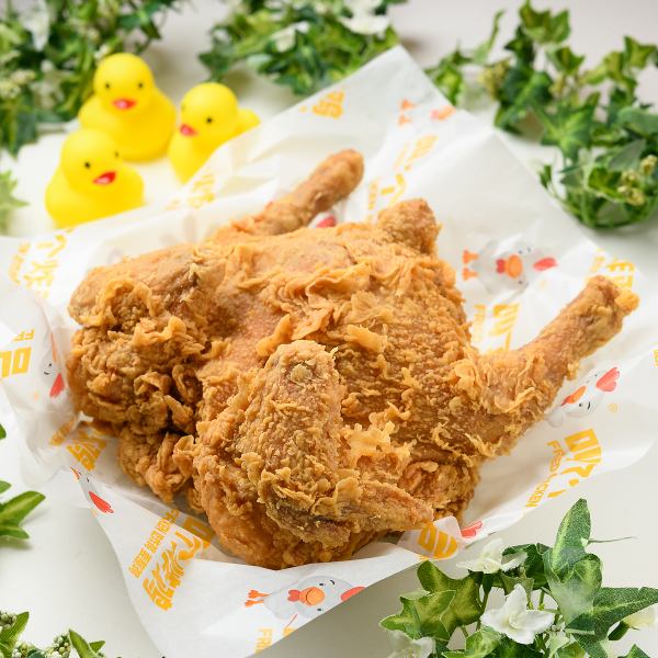 《Specialty》The best part! A whole fried chicken