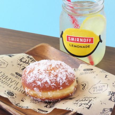 【マラサダセット】手作りにこだわったハワイのドーナッツとドリンクのセット590円（税込）！