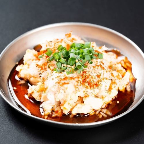 ミノ刺し　鬼おろしポン酢