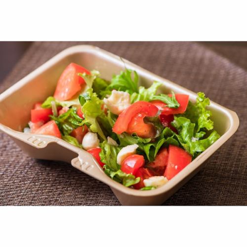 cherry mozzarella and tomato salad
