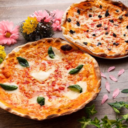 Set of 2 standard Roman pizzas
