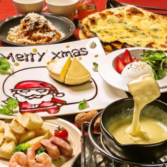 【12/23(화)~25(목) 점심 한정】크리스마스 쉐어 코스 스페셜≪전5품≫3900엔(부가세 포함)