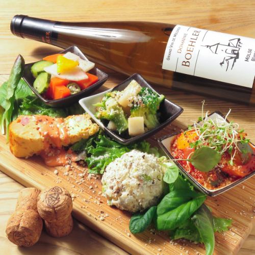 冬の前菜5種盛り合わせ