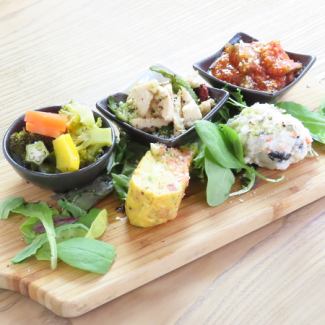 春の前菜5種盛り合わせ