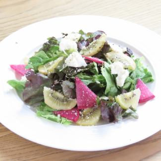 リコッタチーズとキウイフルーツのハニーレモンサラダ