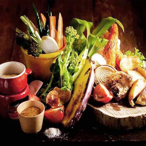 素材のこだわり・海鮮・お野菜・鮮魚など。