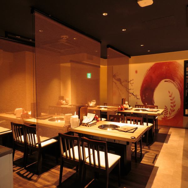 The interior is calm and emphasizes Korean style.The interior of the store emphasizes a sense of privacy.Not to mention girls-only gatherings! We support various scenes such as drinking parties with friends, banquets, and entertainment.