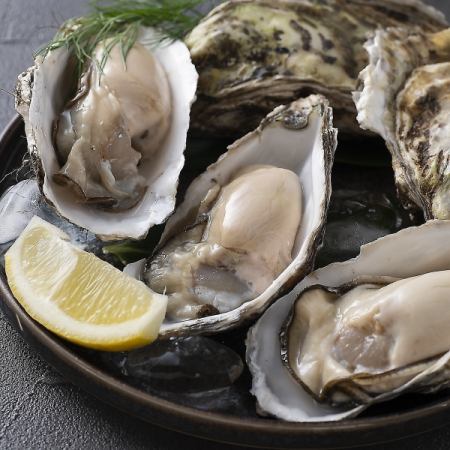 広島名物の牡蠣3個(生牡蠣or焼き牡蠣)