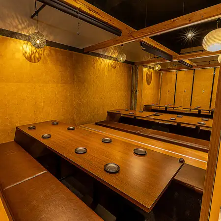 【広島 個室 居酒屋】席連結で21名様～最大50名様前後でのご宴会が可能です◎