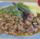 鶏ひき肉のサラダ