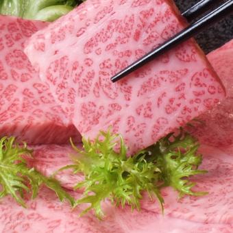 【個室完備】最高級霜降り和牛ザブトン&カルビ&ホルモンなど全10品『座布団肉コース』4500円