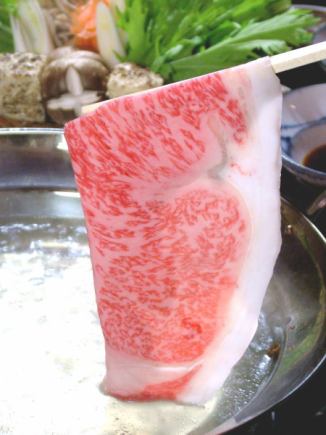 特選和牛しゃぶしゃぶコース全10品⇒8000円