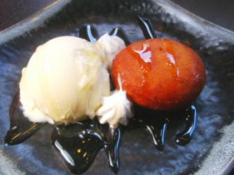 Shiratama Kinako Ice Cream / Potato Mochi Ice Cream
