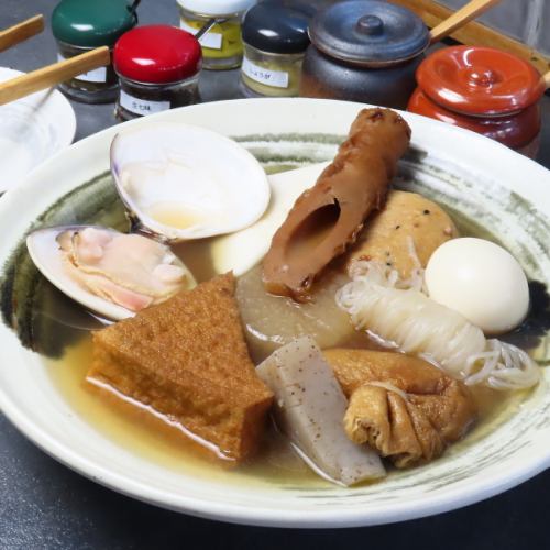 [Exquisite shellfish broth oden]