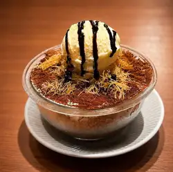 Dubai Chocolate Shaved Ice