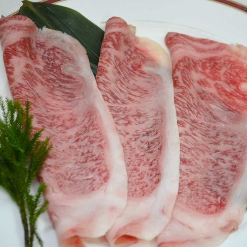 サーロインの焼きしゃぶおろし