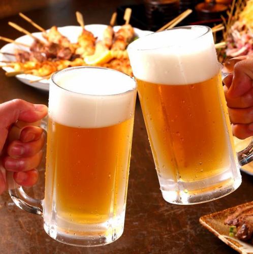 Delicious beer for yakitori