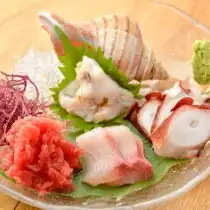 【2H飲み放題付】お刺身盛りにリブロースステーキなどお料理8品 お刺身コース5000円(税込)