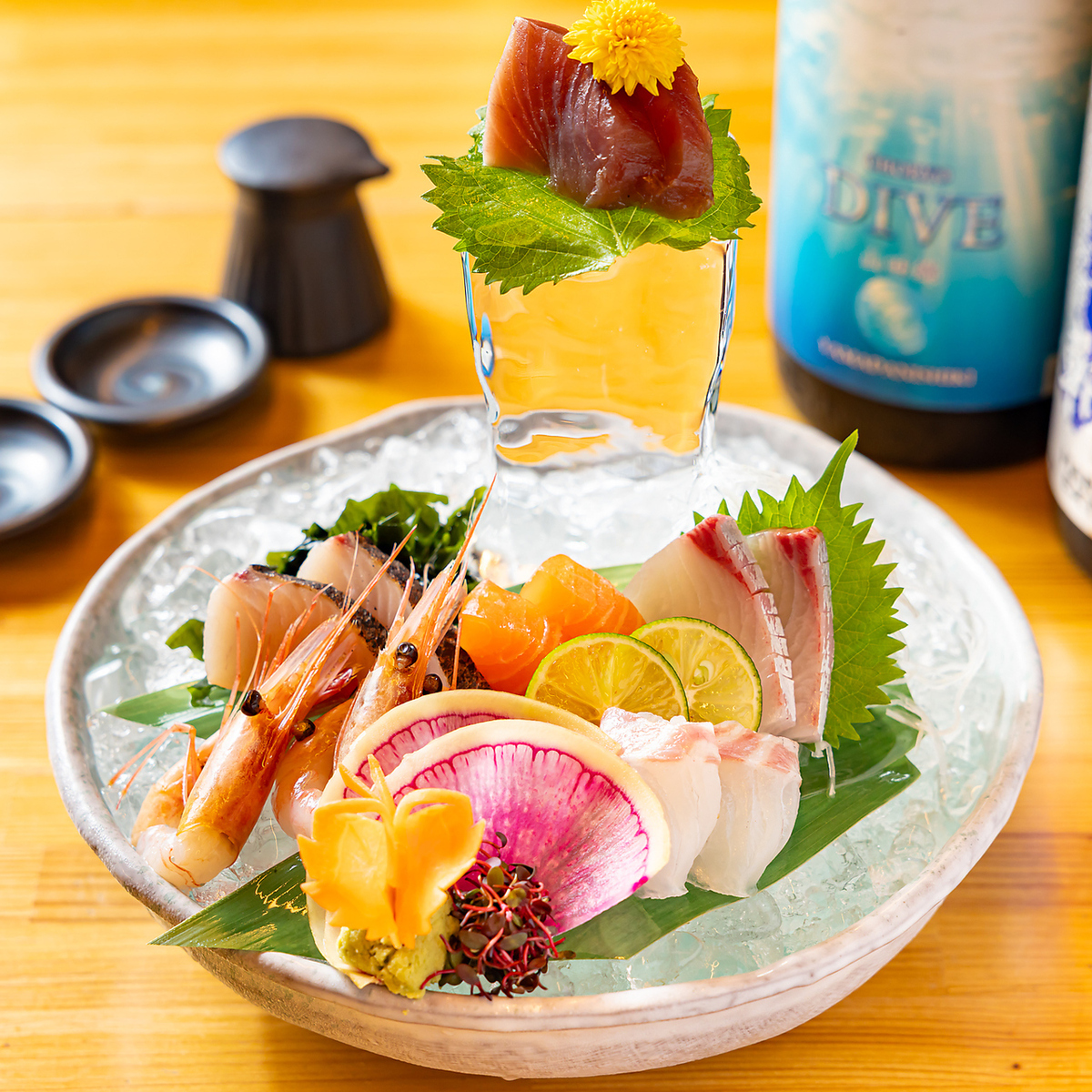 その日によって旬の鮮魚を仕入れています☆