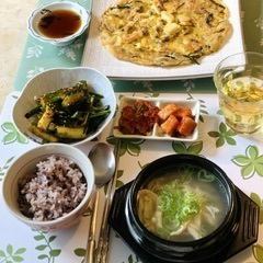 [한국요리교실] 순두부, 궁정 떡볶이, 해물치지미, 콤탄 등 코스요리