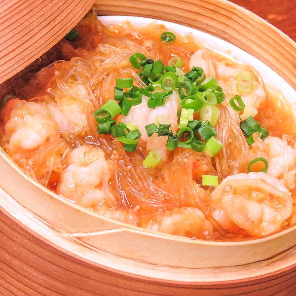 Steamed shrimp garlic ceiro